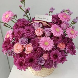 Happy birthday basket